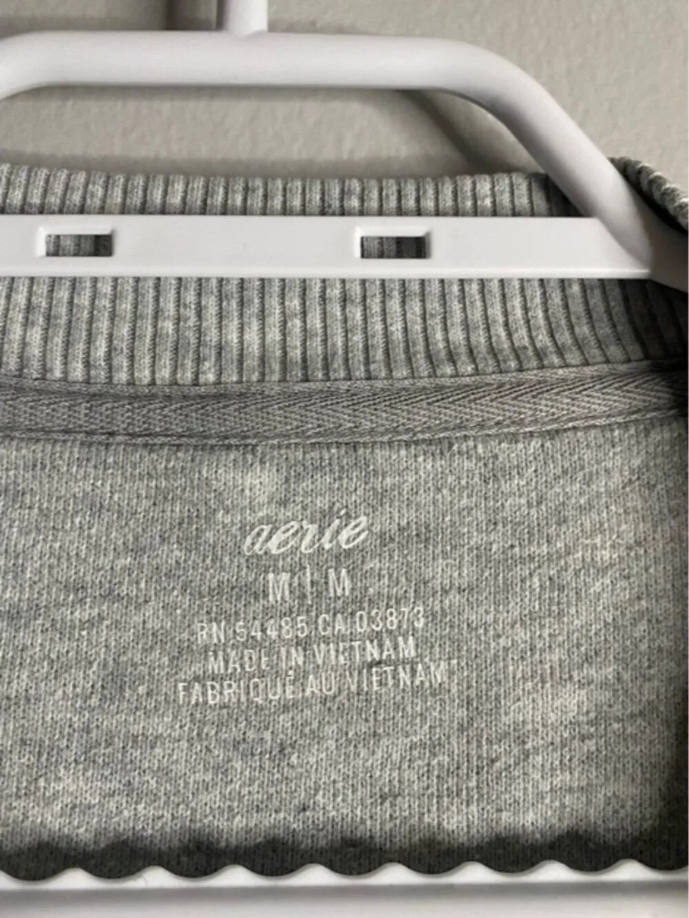 Aerie Women's Gray Oversized Crewneck Casual Wear Sweatshirt - Picture 5 of 8